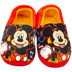 Kids Mickey Mouse Slippers -Children Products Shop mmsl5662 Mickey Mouse Slippers Pair Front