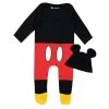 Baby Mickey Mouse Sleepsuit And Hat Set