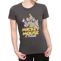 Disney Ladies Mickey Mouse And Friends T-Shirt