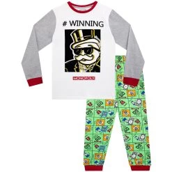 Kids Monopoly Pyjamas -Children Products Shop mopj9375 Monopoly Pyjamas 1 Square