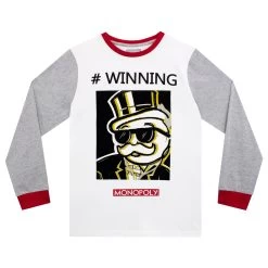 Kids Monopoly Pyjamas -Children Products Shop mopj9375 Monopoly Pyjamas 2