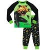 Miraculous Snuggle Fit Pyjamas - Cat Noir -Children Products Shop mrpj3519 Boys Miraculous Pyjamas New x
