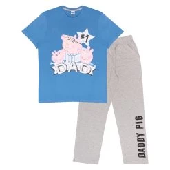 Peppa Pig Number 1 Dad Adults Pyjamas Set