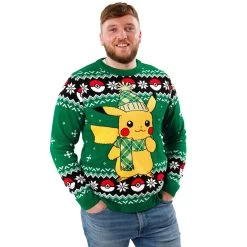 Mens Pokemon Christmas Jumper