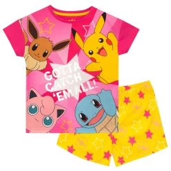 Girls Pokemon Short Pyjamas