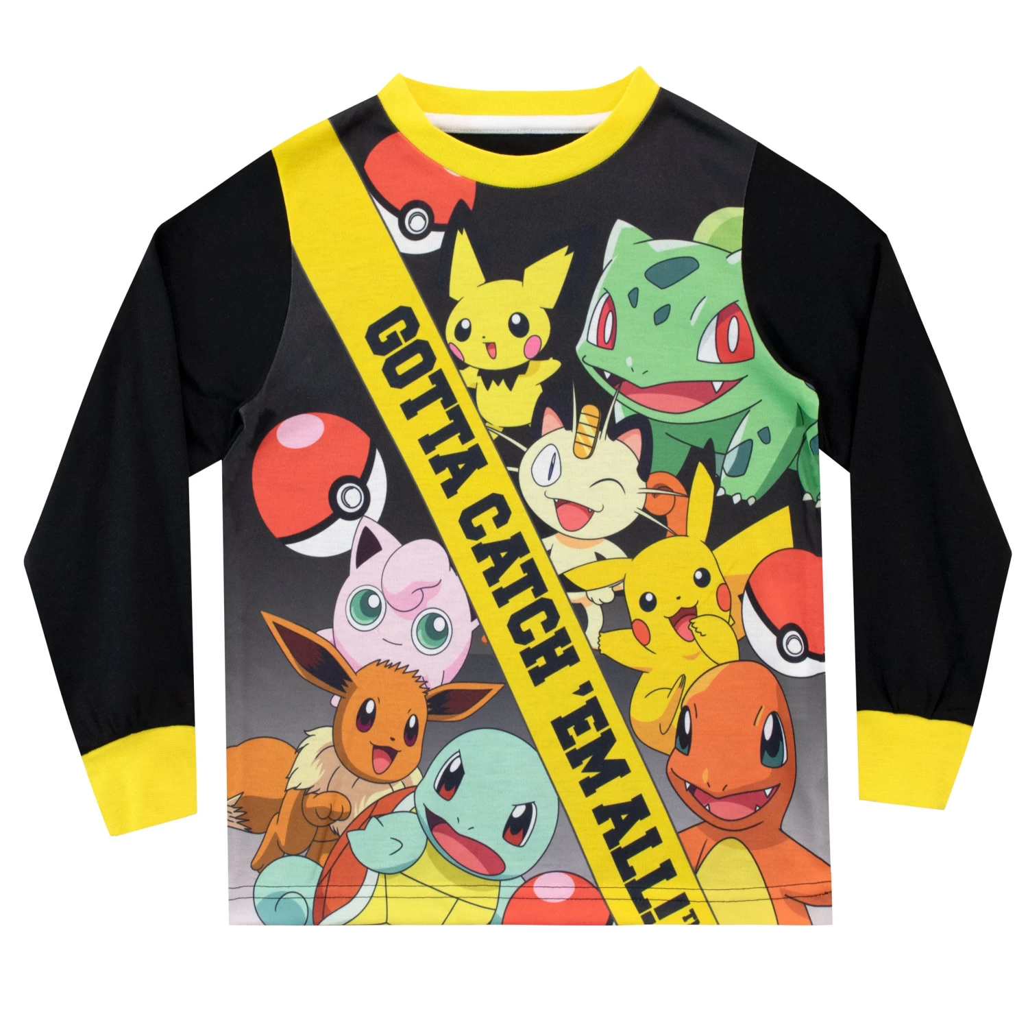 Pokemon Long Sleeve Pyjamas 5 Pokemon Long Sleeve Pyjamas - Image 3