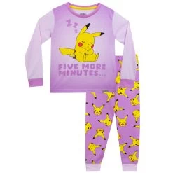 POKEMON Pikachu Long Sleeve Pyjamas