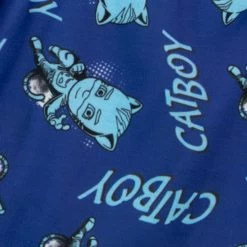 PJ Masks Short Pyjamas - Catboy 15 PJ Masks Short Pyjamas - Catboy -Children Products Shop pmpj6548 PJ Masks Short PJs Catboy Bottoms Closeup