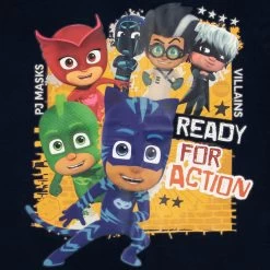 PJ Masks Pyjama Set - Snuggle Fit -Children Products Shop pmpj8542 PJ Masks pyjamas Top closeup