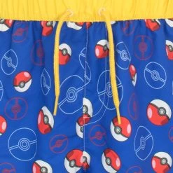 Pokemon Swim Shorts - Pokeball -Children Products Shop pmss1661 Pokemon Swim Shorts close