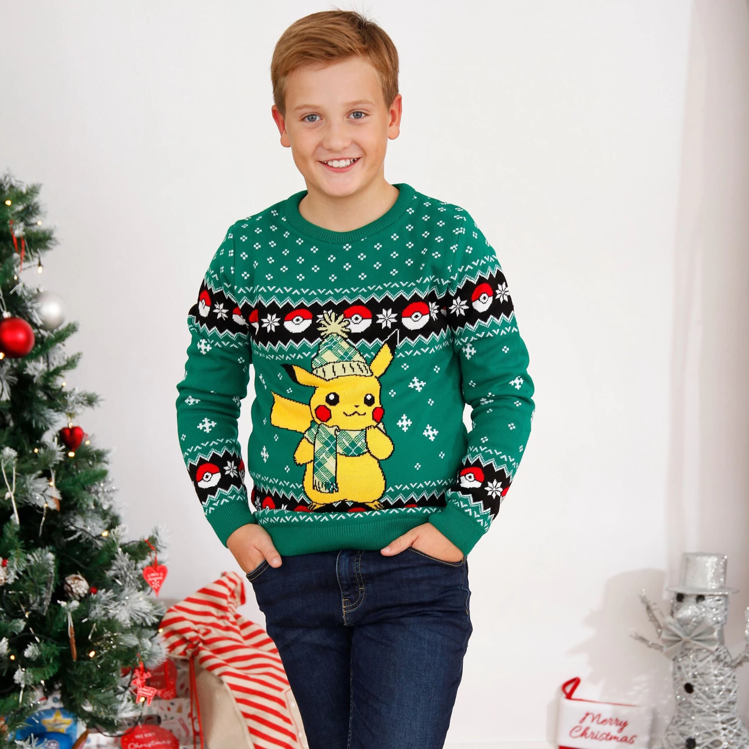 Pokemon Pikachu Christmas Jumper 3 Pokemon Pikachu Christmas Jumper