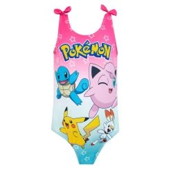 Pokemon Swimsuit - Pikachu, Squirtle, Jigglypuff And Scorbunny -Children Products Shop pmss7469 Pokemon Swimsuit V2 1 Square
