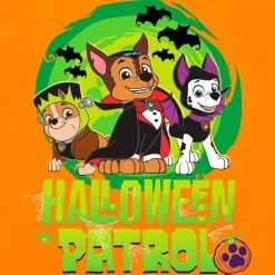 Paw Patrol Halloween Tee 12 Paw Patrol Halloween Tee -Children Products Shop pmts5431 Paw patrol orange Halloween P P tee 3