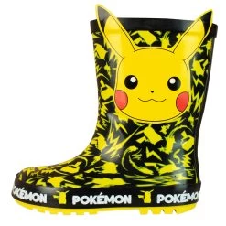 Pokemon Wellington Boots -Children Products Shop pmwl4311 Pokemon Wellies side
