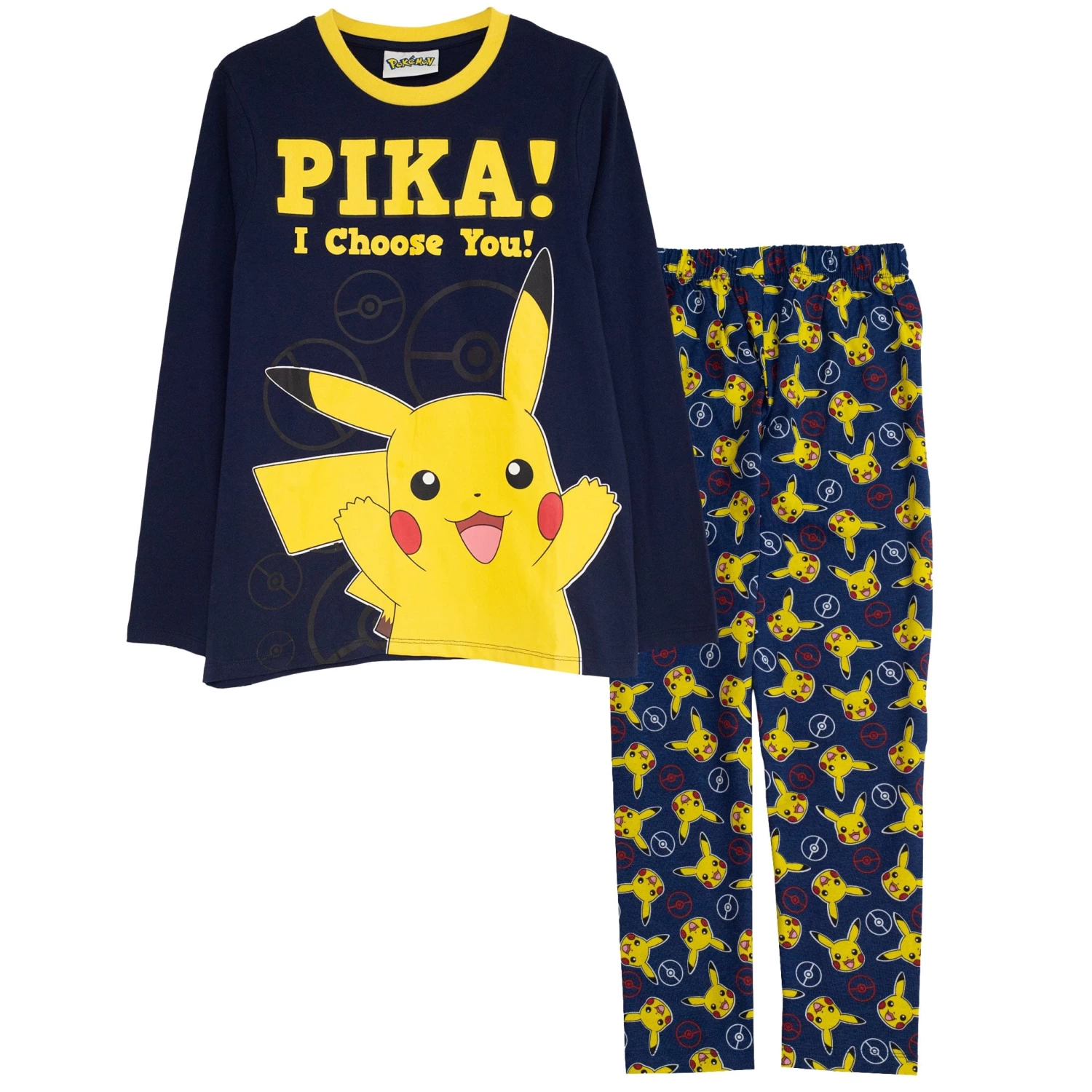 Pokemon Kids Long Pyjamas Set 3 Pokemon Kids Long Pyjamas Set