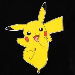 Boys Pokemon Pyjamas - Pikachu -Children Products Shop popj7136 Pokemon Pikachu Pyjamas top close up