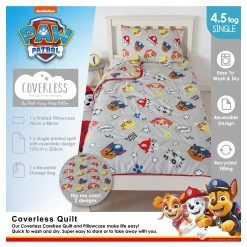 Paw Patrol Coverless Bedding Set -Children Products Shop ppbd54120001 Paw Patrol AOP Bedding 10