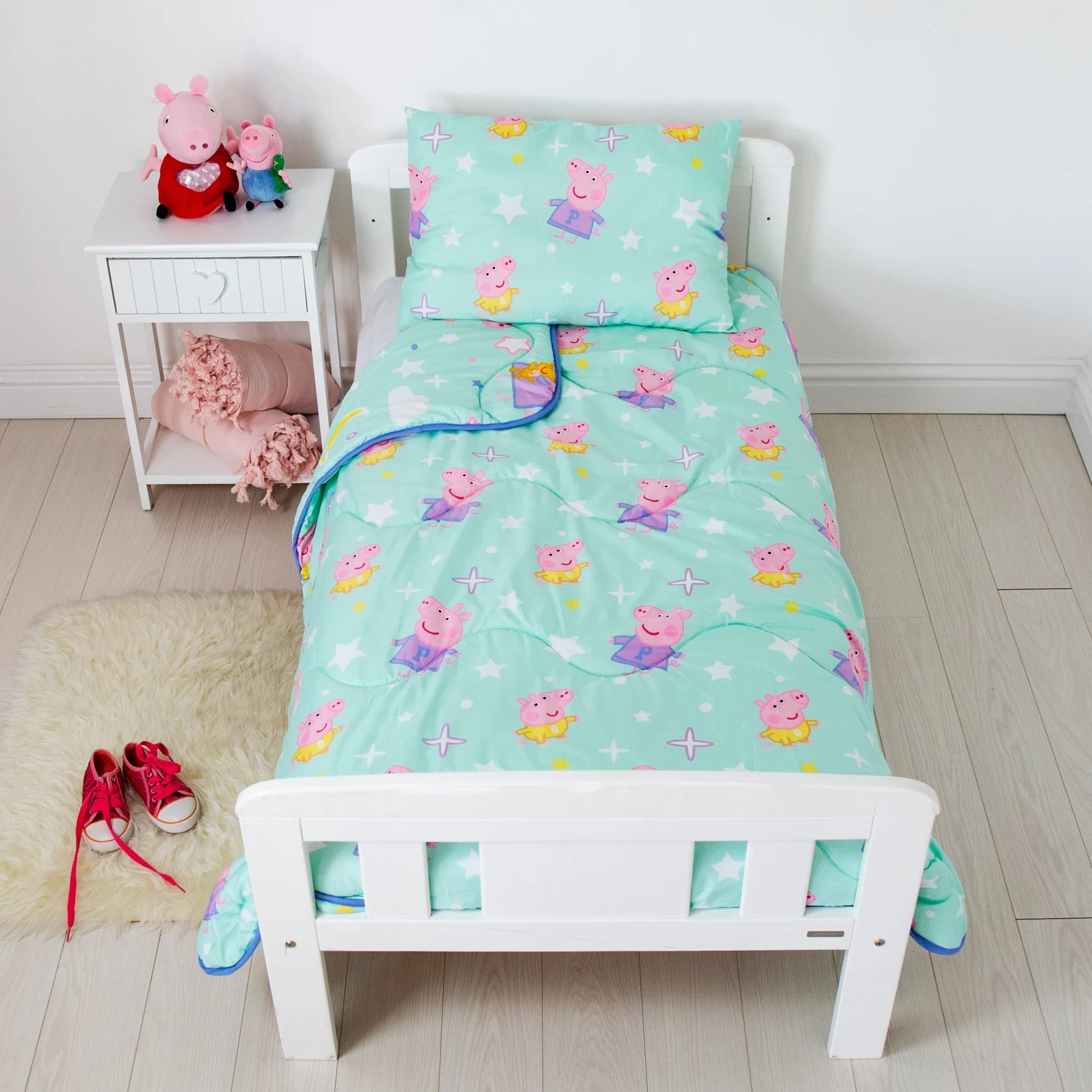 Peppa Pig Coverless Bedding Set 3 Peppa Pig Coverless Bedding Set