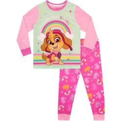 Paw Patrol Pyjamas And Dressing Gown Set -Children Products Shop ppdg2220 girls paw patrol dressing gown PJ set PJs