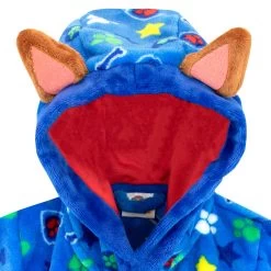 Paw Patrol Dressing Gown - Chase -Children Products Shop ppdg6598 Paw Patrol Blue Dressing Gown close