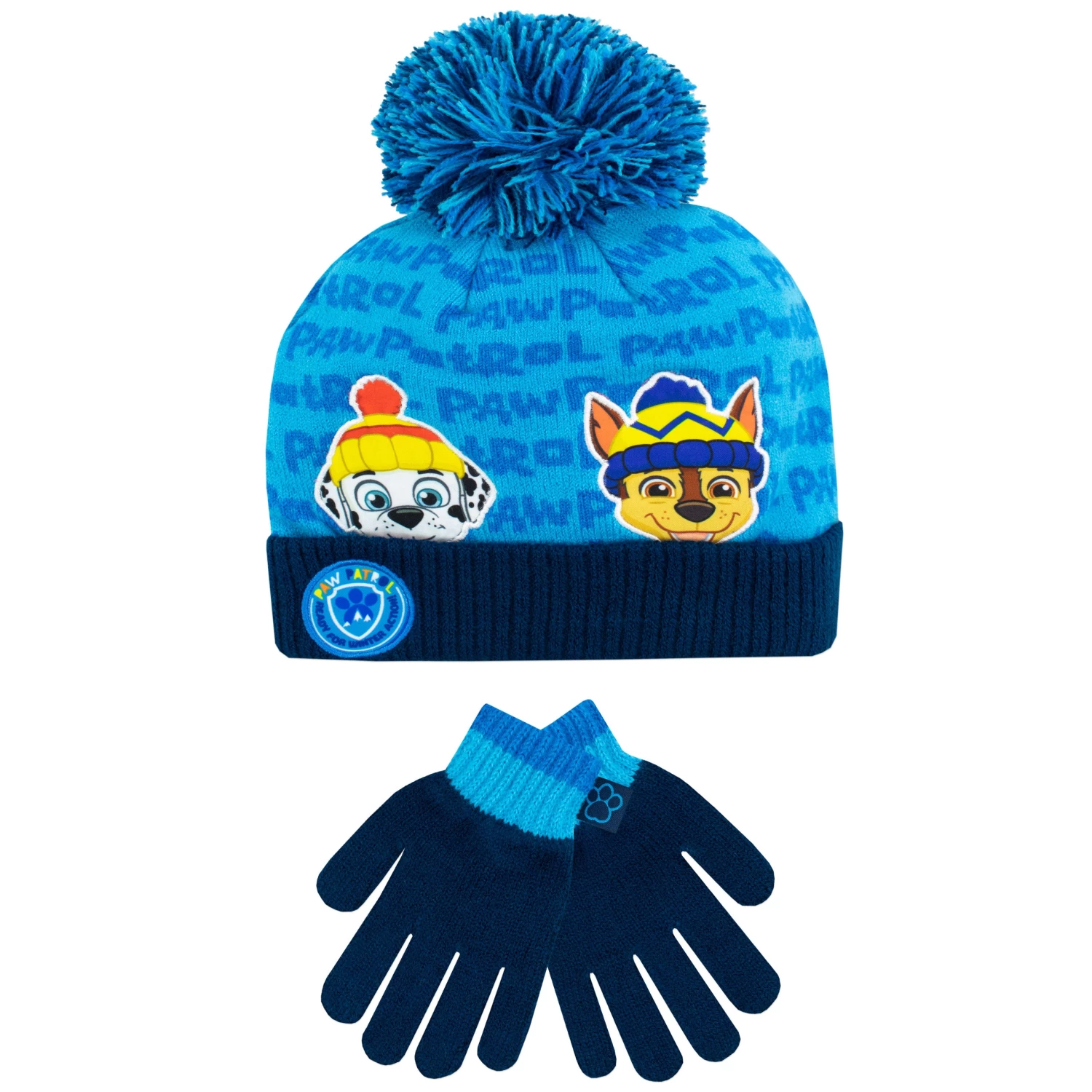Kids Paw Patrol Winter Hat And Gloves Set 2 Kids Paw Patrol Winter Hat And Gloves Set