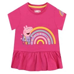 Peppa Pig Top And Leggings Set - Rainbow -Children Products Shop ppls2973 Peppa Top And Leggings Set Top