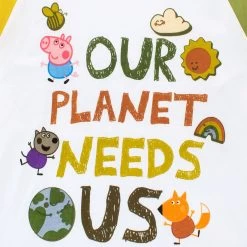 Kids George Pig Long Sleeve Tee -Children Products Shop ppls9376 Peppa Pig Long Sleeve Top close