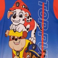 Paw Patrol Short PJ Set -Children Products Shop pppj1723 Paw Patrol PJs top close up