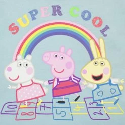 Peppa Pig Short Pjs - 2 Pack -Children Products Shop pppj1912 Peppa Pig Girls Short PJs 2 Pack 1 top close