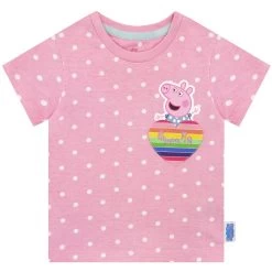Peppa Pig Short Pjs - 2 Pack -Children Products Shop pppj1912 Peppa Pig Girls Short PJs 2 Pack 2 top