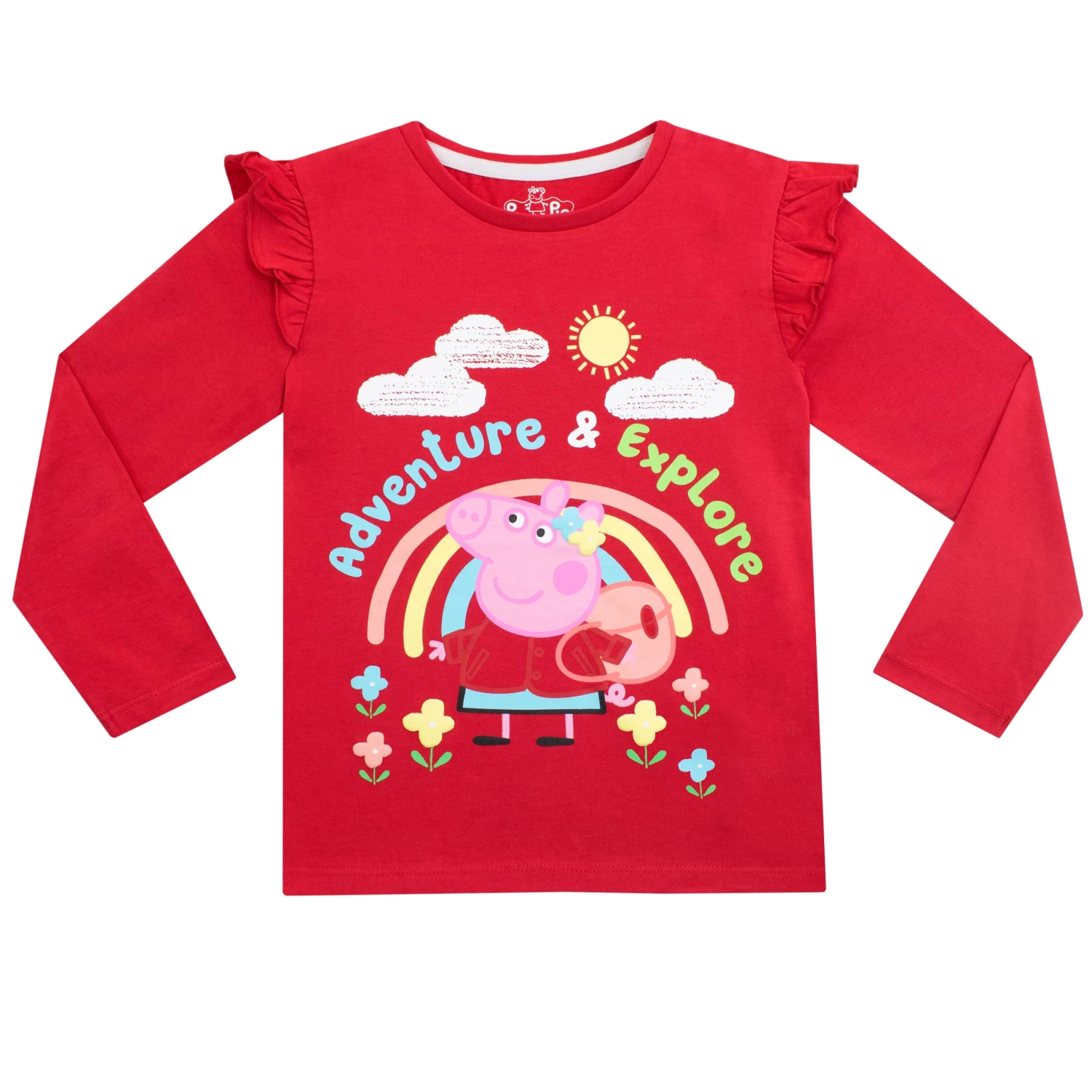 Girls Peppa Pig Pyjamas 4 Girls Peppa Pig Pyjamas - Image 2