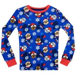 Kids Paw Patrol Christmas Pyjamas Snuggle Fit - Chase, Marshall, Rubble 10 Kids Paw Patrol Christmas Pyjamas Snuggle Fit - Chase, Marshall, Rubble -Children Products Shop pppj2781 Paw patrol PJS Top