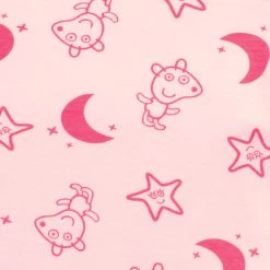 Peppa Pig Pyjamas - Peppa & Teddy -Children Products Shop pppj4669 Peppa Pig Teddy Pyjamas V3 Bottoms Close Up