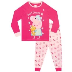 Peppa Pig Pyjamas - Peppa & Teddy -Children Products Shop pppj4669 Peppa Pig Teddy Pyjamas V3 x