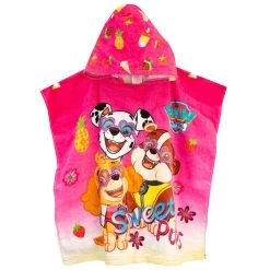 Paw Patrol Swimsuit And Towel Poncho Set -Children Products Shop pppn64740001 Girls Paw Patrol Poncho Front Hood Up V2 x d840fac4 6ea9 4d21 9fd2 b53cb8749a40