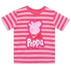 Peppa Pig T-Shirt And Shorts Set -Children Products Shop ppts2203 Peppa Pig Towelling Set 2