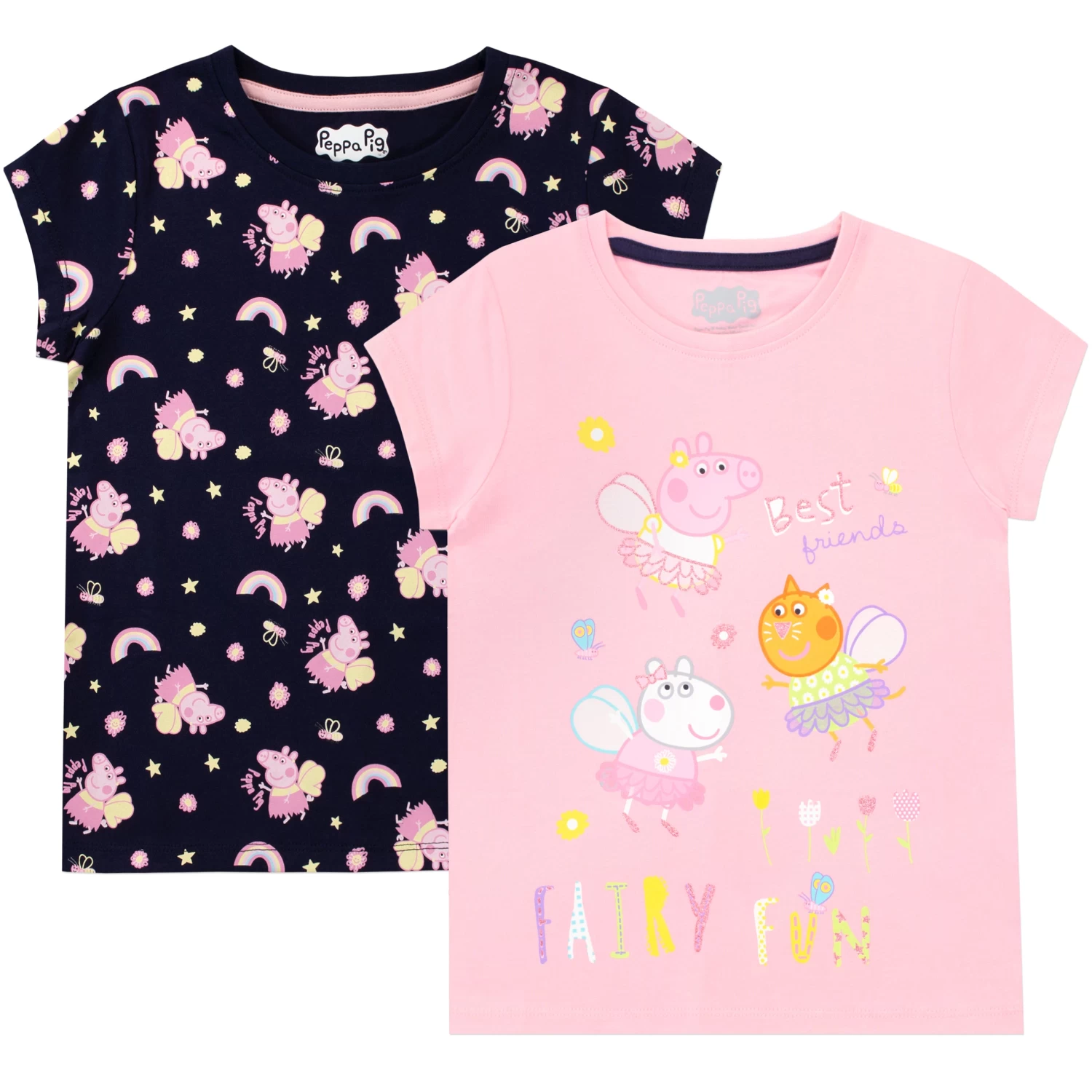 Peppa Pig T-Shirt 2 Pack 3 Peppa Pig T-Shirt 2 Pack