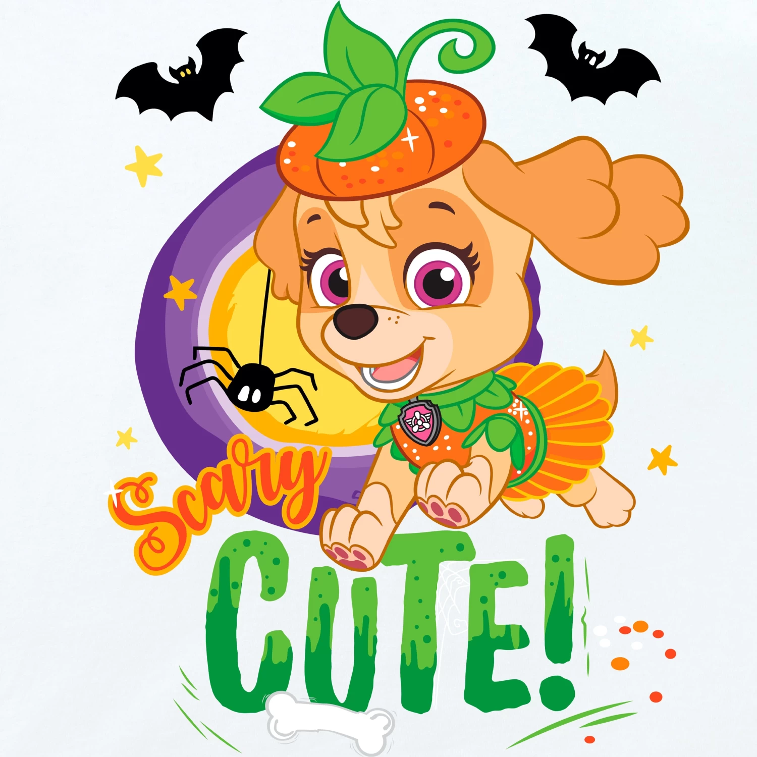 Paw Patrol Skye Halloween T-Shirt 6 Paw Patrol Skye Halloween T-Shirt - Image 4