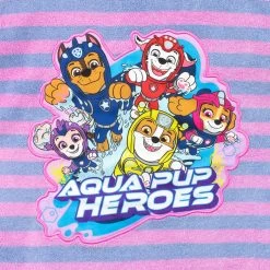 Girls Paw Patrol T-Shirt And Shorts Set -Children Products Shop ppts8393 Girls Paw Patrol Towelling Set 3