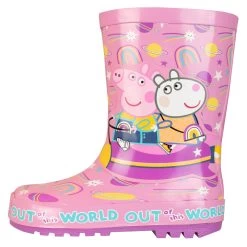 Peppa Pig Wellies - Peppa And Suzy -Children Products Shop ppwl2566 PeppaPig Wellies Side