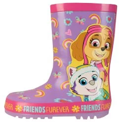 Paw Patrol Wellies - Skye 10 Paw Patrol Wellies - Skye -Children Products Shop ppwl9133 PawPatrol Girls Wellies Side