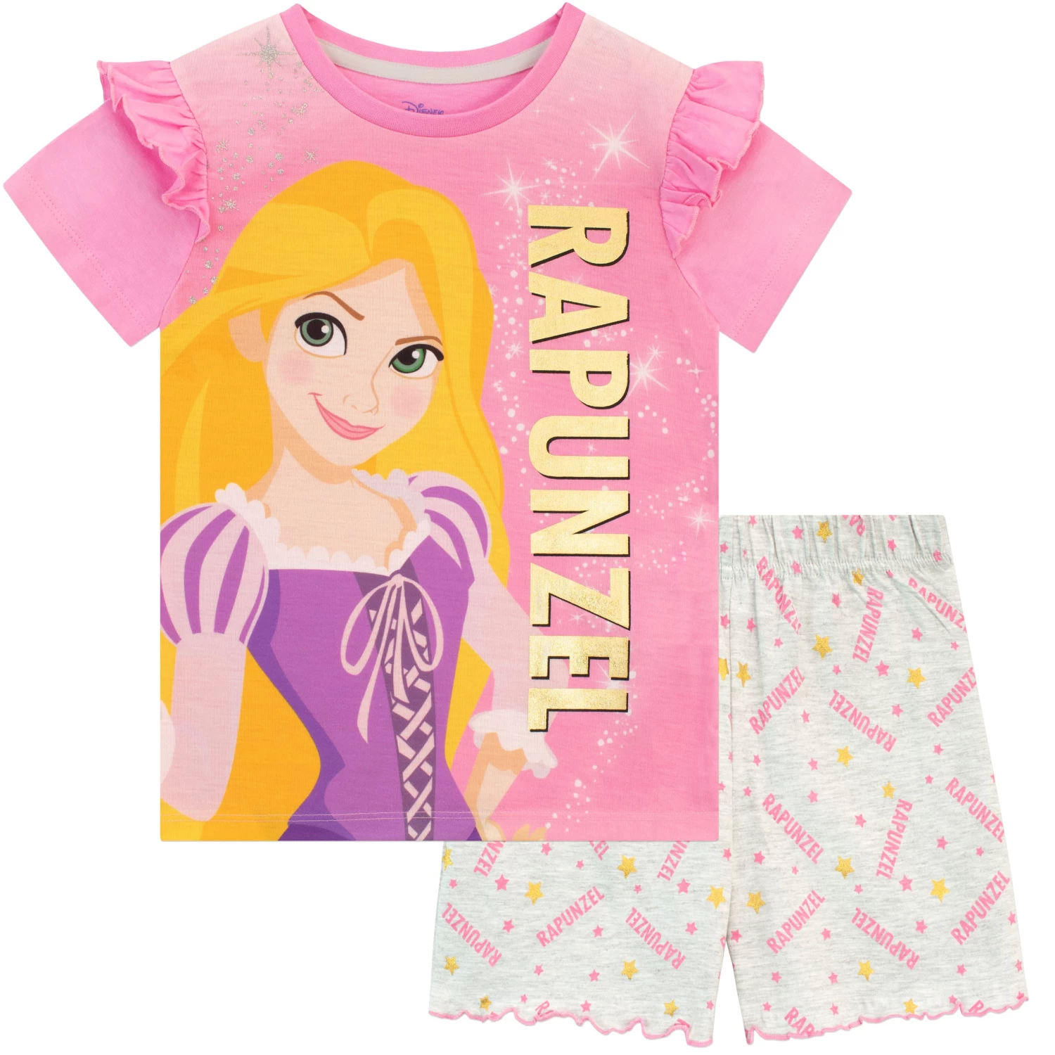 Disney Princess Rapunzel Short Pyjamas 3 Disney Princess Rapunzel Short Pyjamas