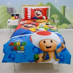 Super Mario Single Duvet Set