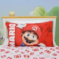 Super Mario Single Duvet Set -Children Products Shop smbd25970001 Mario Bedding 3