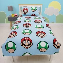 Super Mario Single Bedding Set