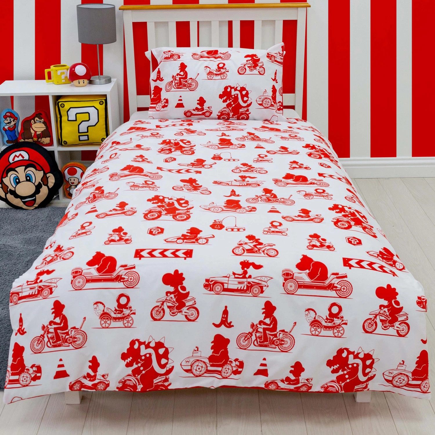 Super Mario Kids Mario Kart Single Duvet Set 5 Super Mario Kids Mario Kart Single Duvet Set - Image 3