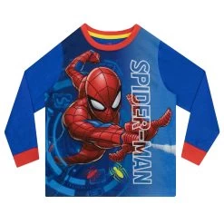 Spider-Man Boys Marvel Spiderman Pyjamas And Dressing Gown Set 14 Spider-Man Boys Marvel Spiderman Pyjamas And Dressing Gown Set -Children Products Shop smdg7769 Spiderman DressingGownSet Pjs Top
