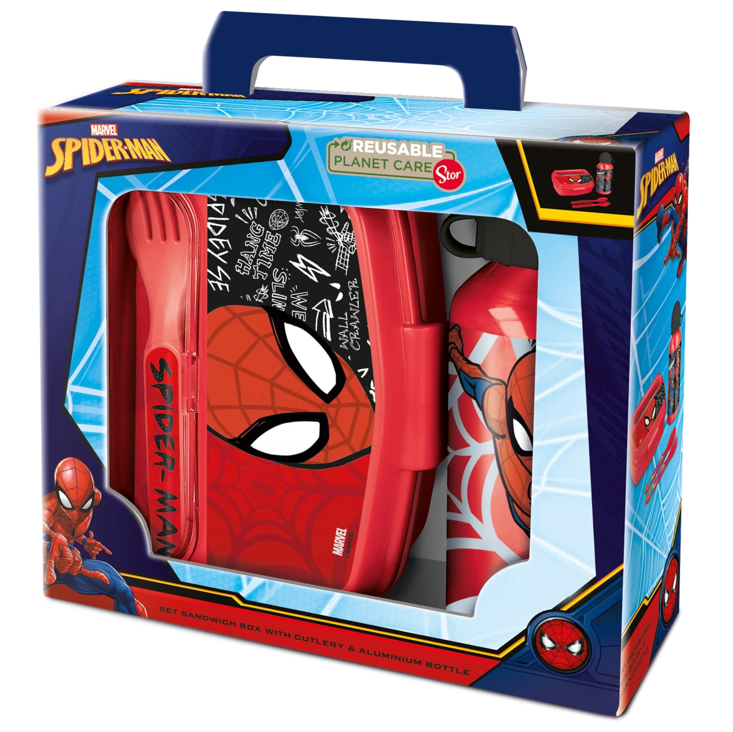 Spiderman Lunch Set 4 Spiderman Lunch Set - Image 2