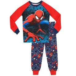 Spider-Man Spiderman Boys Pyjama Set - Snuggle Fit -Children Products Shop smpj1211 Spiderman Pyjamas v2 1 Square