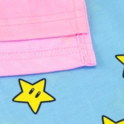 Girls Super Mario Short Pyjamas -Children Products Shop smpj9933 Girls Short Mario PJs 5